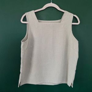 Christopher & Banks Light Green Tank Top